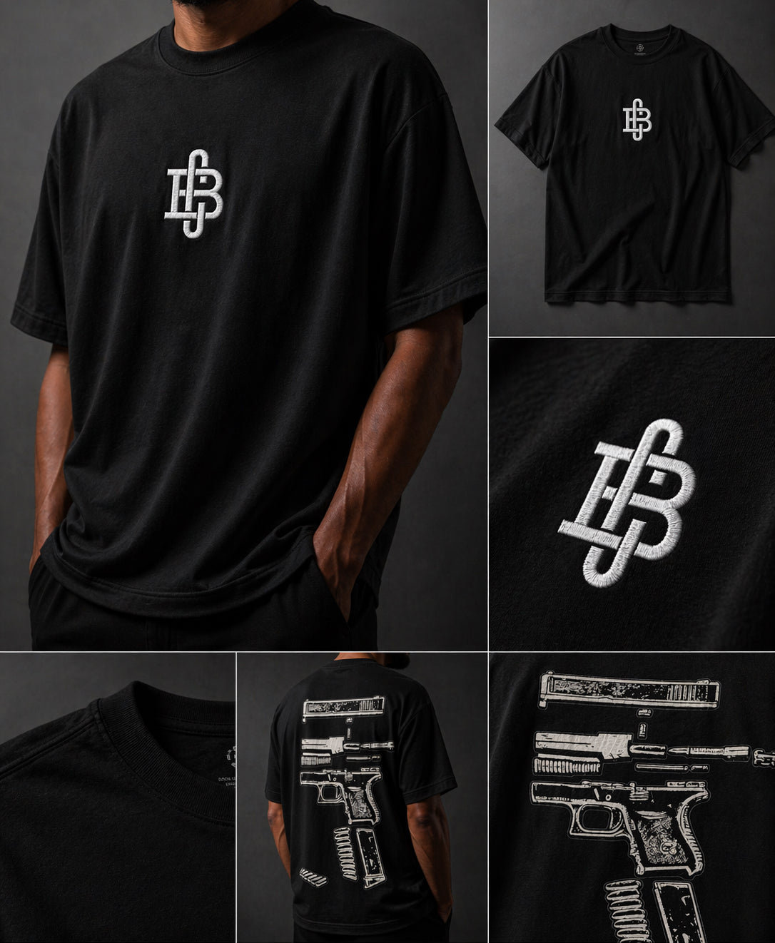 CB La Marca Black Bajo Perfil Tee